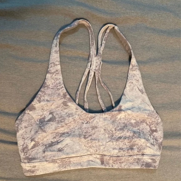 lululemon athletica Other - Lululemon Sports bra, size 6, gray pattern